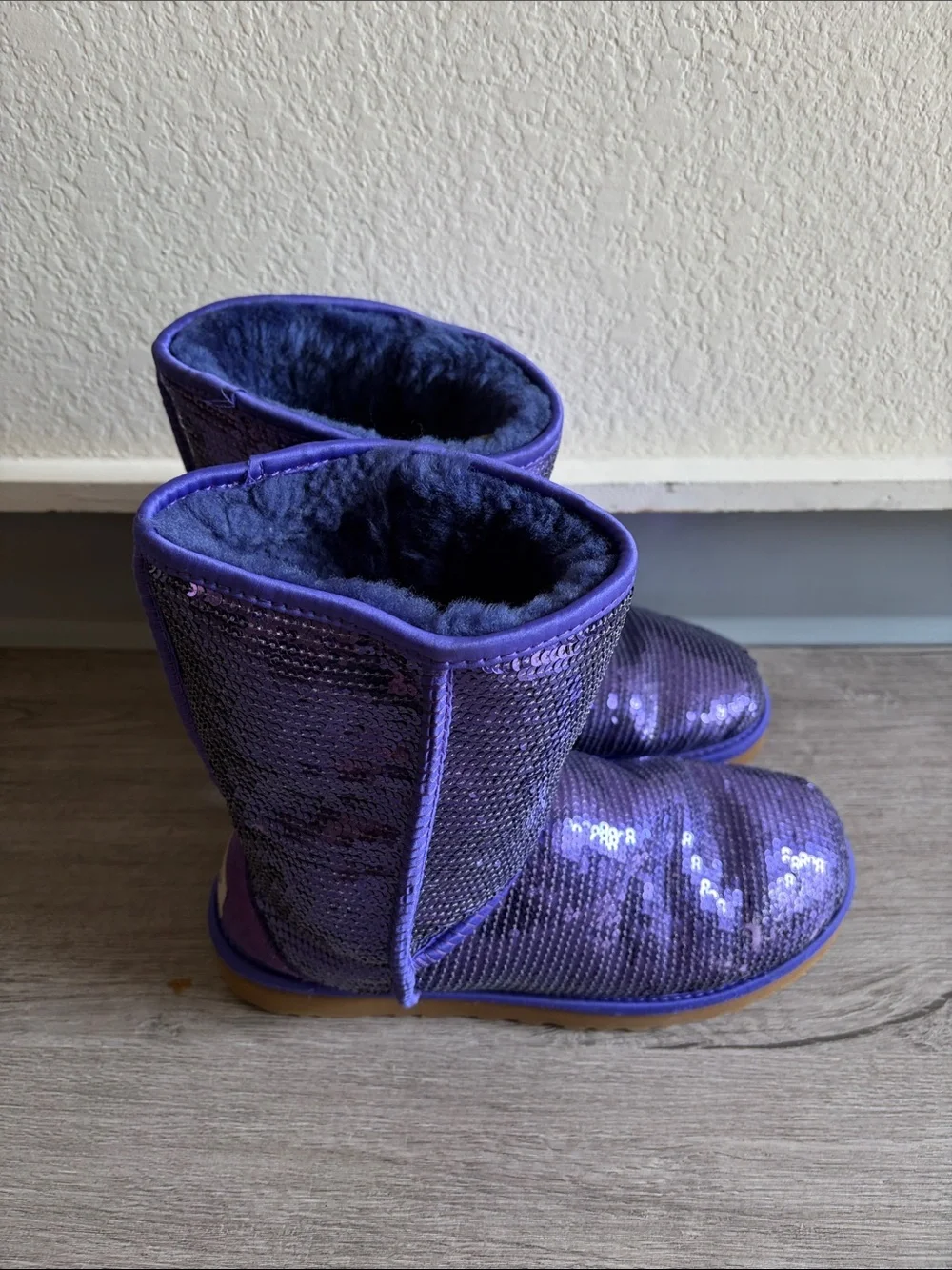 UGG Purple Plush Lined Boots